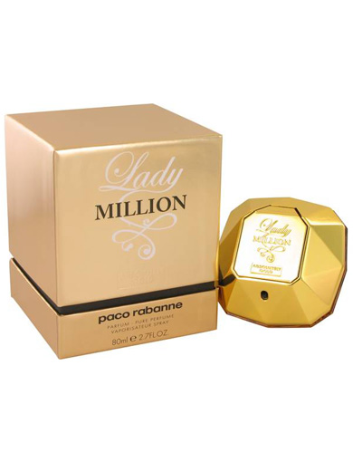 Paco Rabanne Lady Million Absolutely Gold 80ml - for women - preview